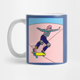 Retro Skateboarder Mug